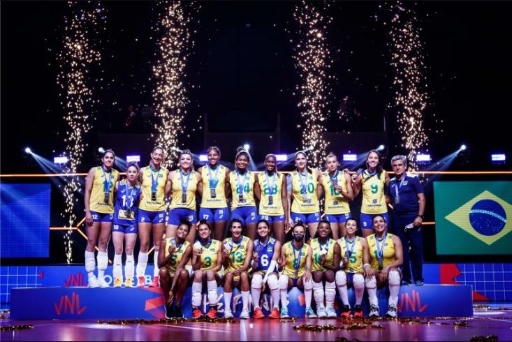 Seleção Brasileira fica com a medalha de prata
