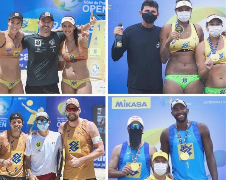 Duplas brasileiras de Vôlei de Praia conhecem grupos nas Olimpíadas de Tóquio
