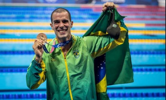 Bruno Fratus conquista a Medalha de Bronze nos Jogos Olímpicos de Tóquio