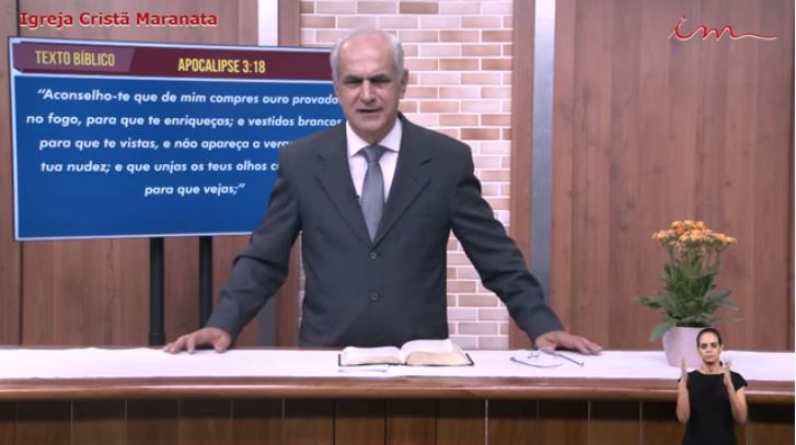 Igreja Cristã Maranata – Culto exibido na TV aberta – Pr Diniz Cypreste – 03/08/2021 Terça