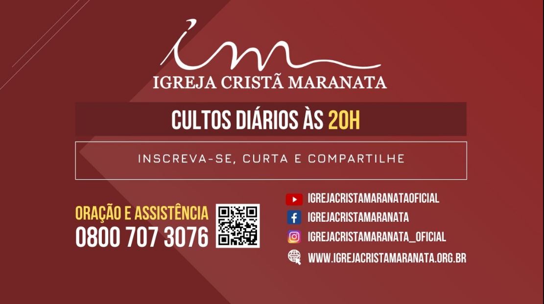 Igreja Cristã Maranata – “Culto de Glorificação” – 21/11/2022 Segunda