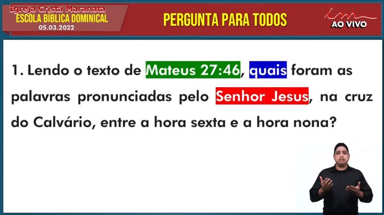 Igreja Cristã Maranata – Igrejas do Brasil – 06/03/2022 Domingo