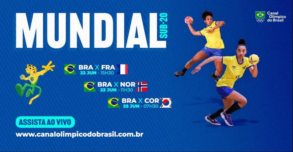 Seleção Brasileira estreia hoje no Campeonato Mundial Sub-20 de Handebol Feminino