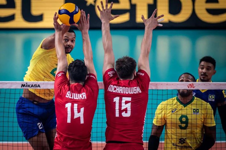 Brasil perde para a Polônia e encara a Sérvia pela segunda etapa da Liga das Nações de Vôlei