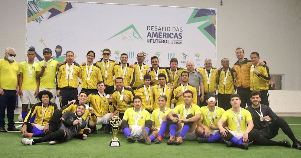 Brasil fica com Ouro e Prata no Desafio das Américas de Futebol de Cegos