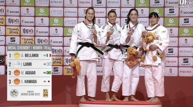 Mayra Aguiar conquista a Medalha de Bronze no Grand Slam de Budapeste