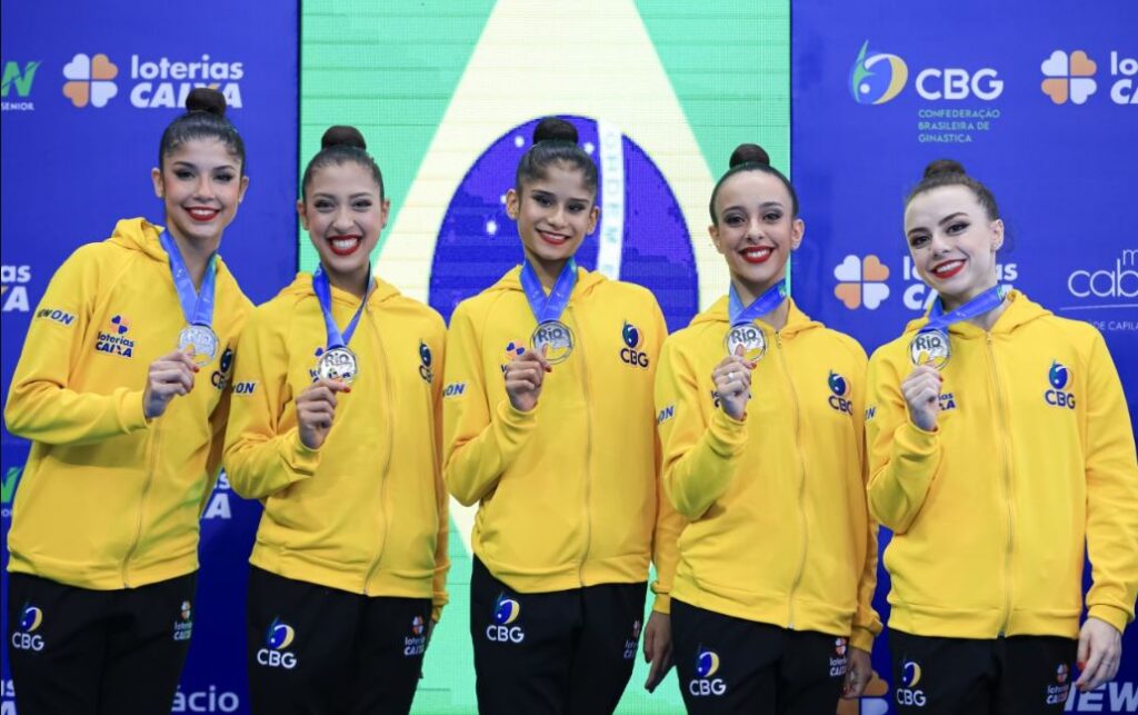 Brasil fecha sua participação no Campeonato Pan-Americano de Ginástica Rítmica Adulto com três Ouros e uma Prata