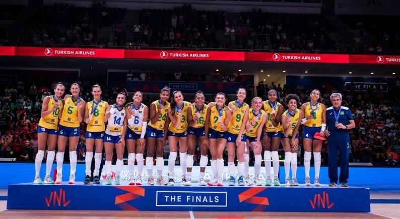 Seleção Brasileira Feminina de Vôlei é Vice-Campeã da Liga das Nações