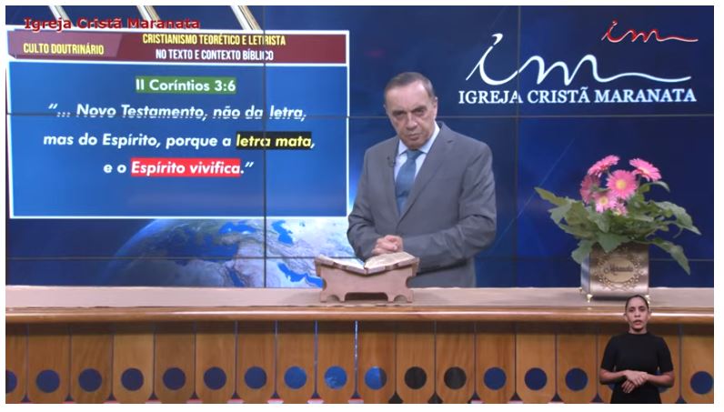 Igreja Cristã Maranata – “Cristianismo Teorético e Letrista” – 21/02/2023 Terça