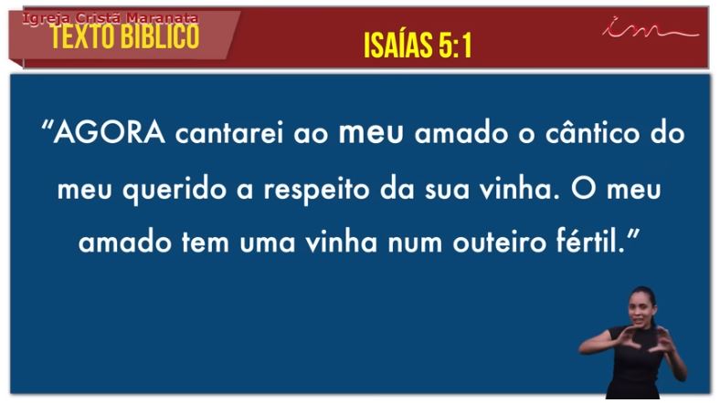 Igreja Cristã Maranata – “"O Amado da nossa Alma” – 08/03/2023 Quarta