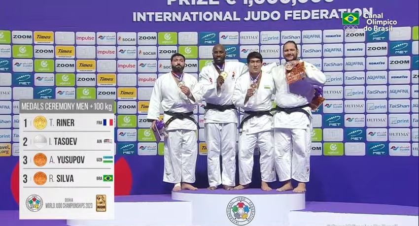Rafael Silva conquista o Bronze no Mundial de Judô em Doha