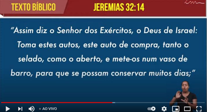 Igreja Cristã Maranata -  "A Promessa de Deus consola o coração no meio da angústia" - 07/04/2021 Quarta