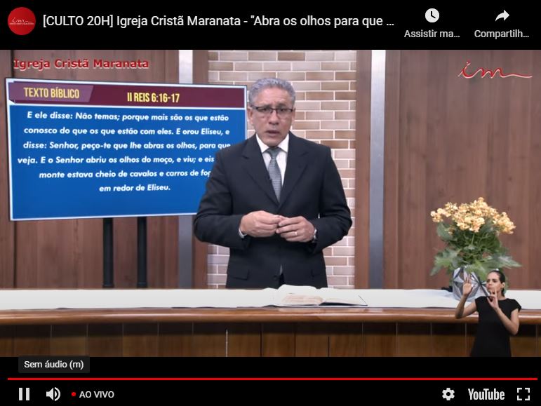 Igreja Cristã Maranata - "Culto de Glorificação" - 03/06/2021 Quinta