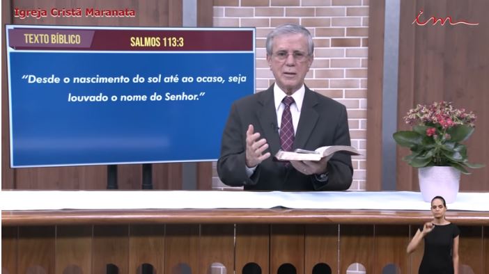 Igreja Cristã Maranata – Culto exibido na TV aberta – Pr Gilson Sousa – 09/08/2021 Segunda