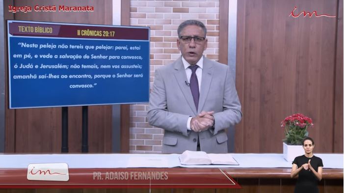 Igreja Cristã Maranata – Culto exibido na TV aberta – Pr Valter Babo – 26/08/2021 Quinta