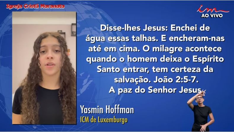 Igreja Cristã Maranata – Escola Bíblica Dominical – 13/02/2022