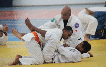 5° Treinamento de Judô dos Programas Forças no Esporte Área-Rio no Centro de Educação Física Almirante Adalberto Nunes