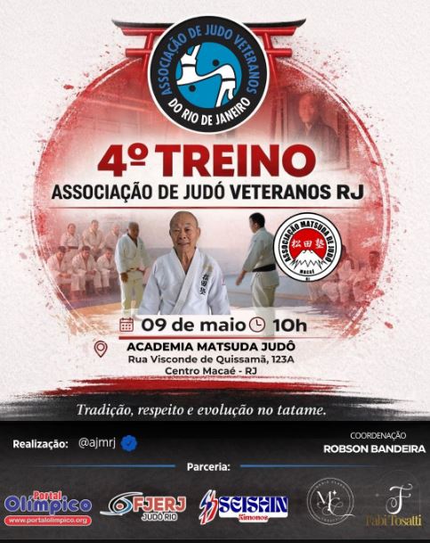 4º Evento da AJVRJ em Macaé, na Academia Matsuda de Judô (link de inscrição)