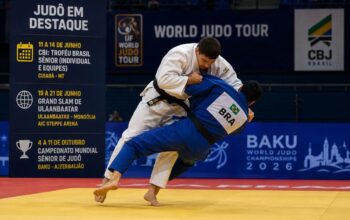 Junho de 2026 será um mês movimentado para o judô, com a realização do Troféu Brasil Sênior em Cuiabá e do Grand Slam de Ulaanbaatar, importantes eventos do calendário nacional e internacional.