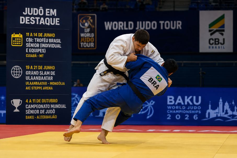 Judô Brasileiro Aquece os Tatames em Junho com Troféu Brasil Sênior e Grandes Desafios Internacionais
