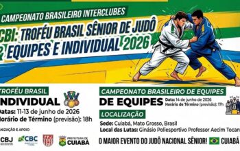 O coração do judô brasileiro baterá mais forte em Mato Grosso entre os dias 11 e 14 de junho de 2026. O Ginásio Poliesportivo Professor Aecim Tocantins, em Cuiabá, será o palco do Campeonato Brasileiro Interclubes (CBI): Troféu Brasil Sênior de Judô, reunindo os principais atletas do país nas disputas Individuais e por Equipes.