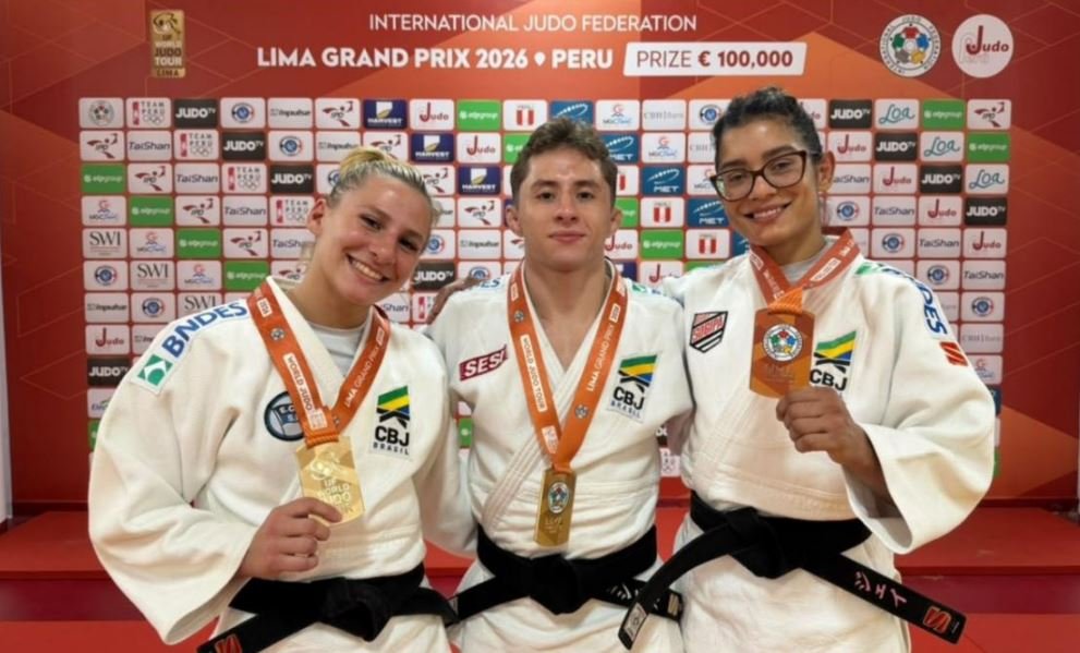 Brasil conquista três medalhas no primeiro dia do Grand Prix de Lima
